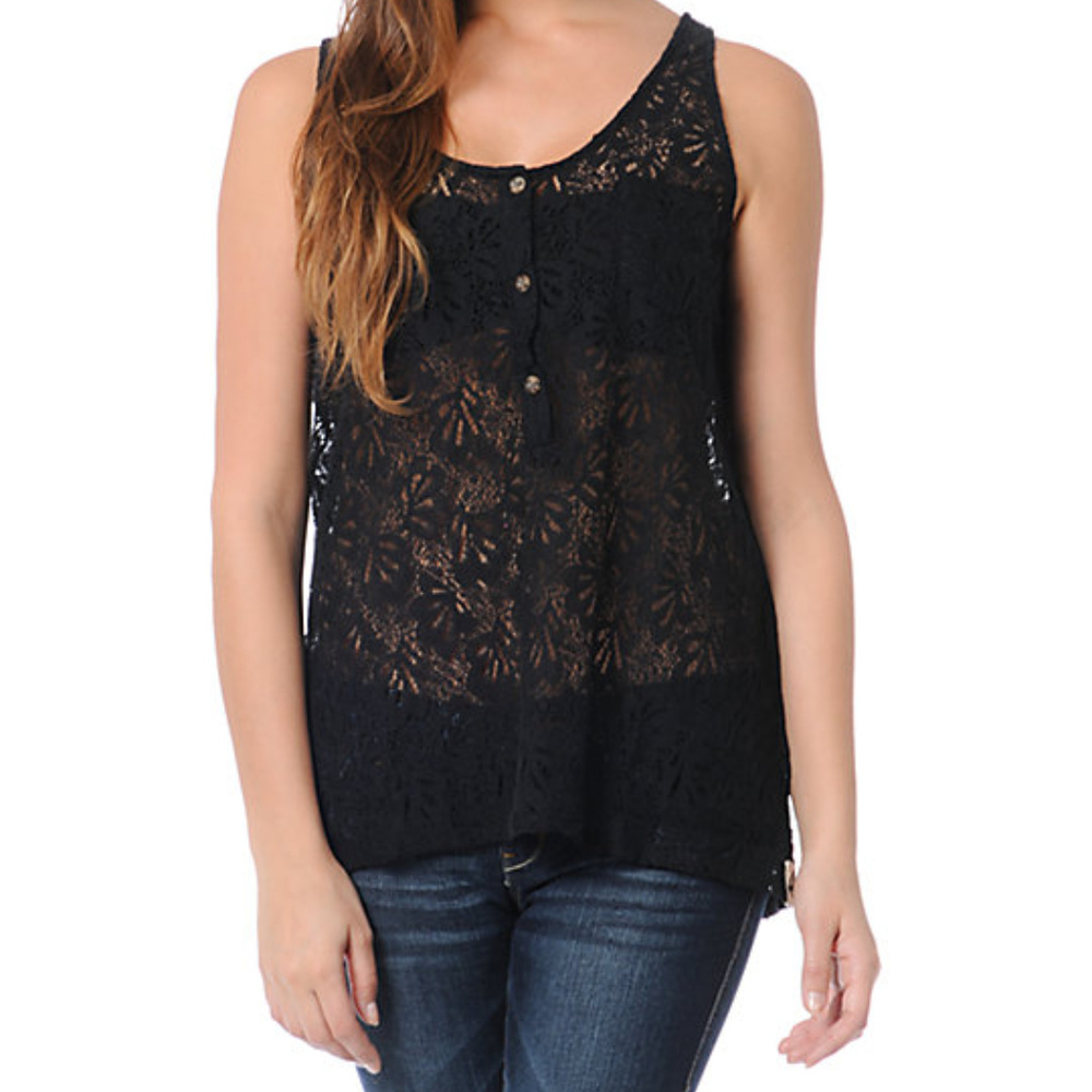 Volcom Not-So-Classic Lace Tank
